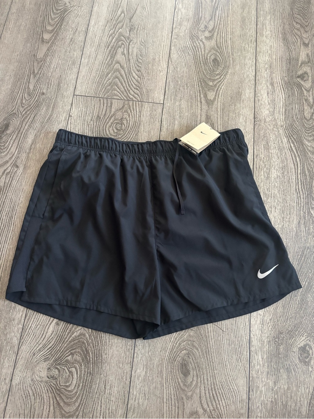 Nike Black Men's Athletic Running Shorts with Swoosh
